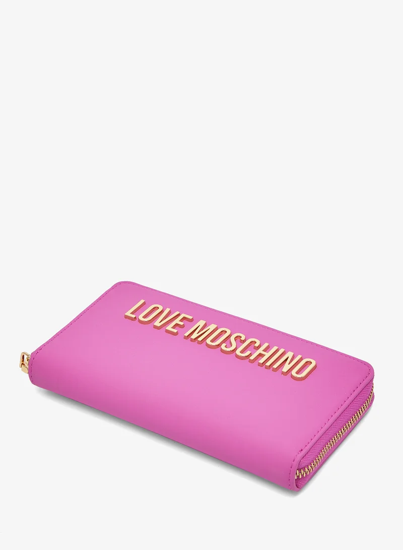 لوف موسكينو محفظة جلدية جريئة بالحب